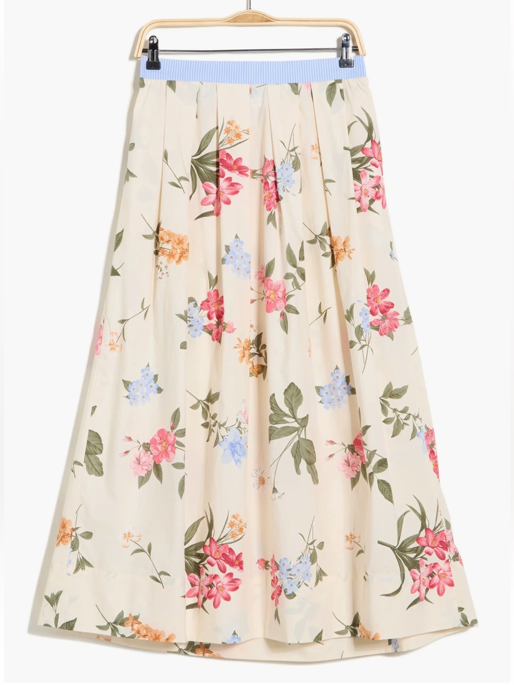 Ellen Tracy Cotton Poplin Maxi Skirt - Brand new with tags attached- size XL